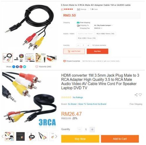 lazada product page
